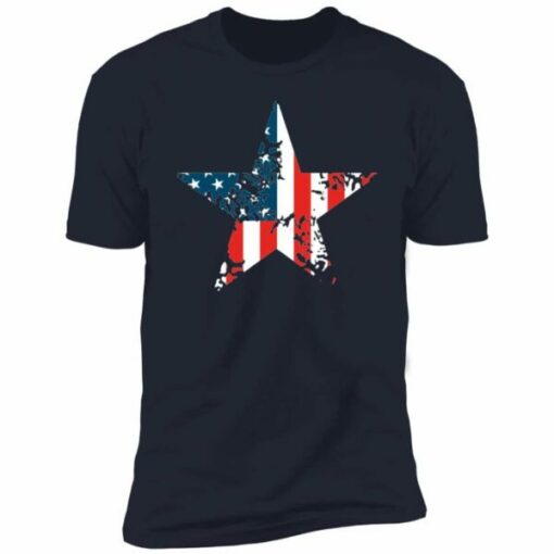 American Flag Star 4th of July Patriotic Tee