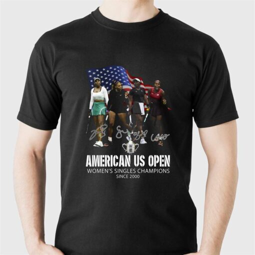 American Us Open Womens Singles Champions Since 2000 T-shirt