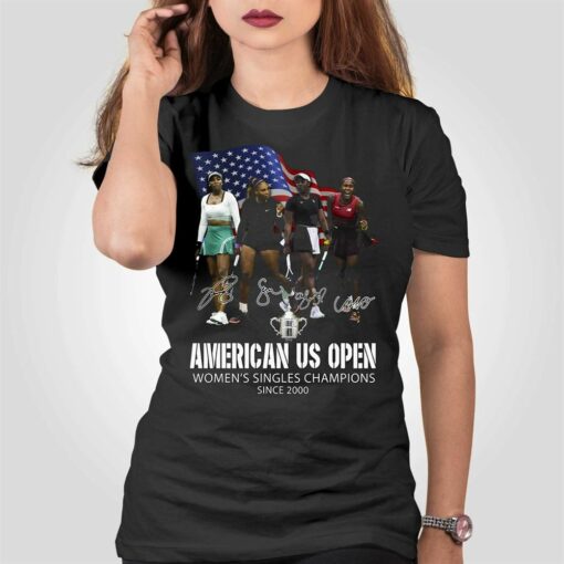 American Us Open Womens Singles Champions Since 2000 T-shirt