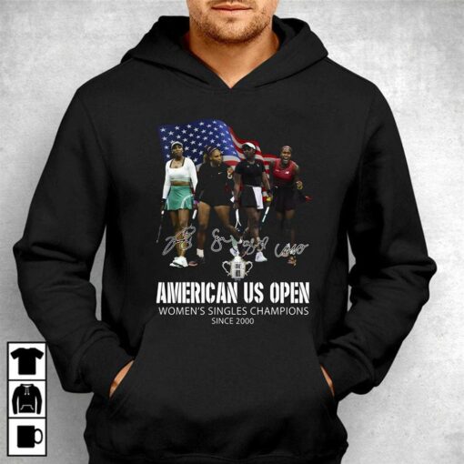 American Us Open Womens Singles Champions Since 2000 T-shirt