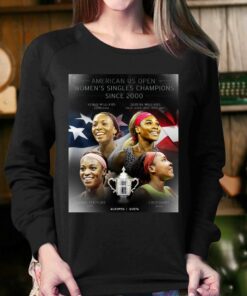 American Us Open Women's Singles Champions Since 2000 Tennis Shirt 3 American Us Open Womens Singles Champions Since 2000 Tennis Shirt 4