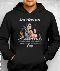Amy Winehouse 40th Anniversary 1983 2023 Thank You For The Memories T shirt 3