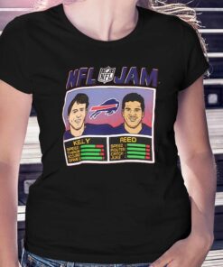 Andre Reed Jim Kelly Buffalo Bills Homage Nfl Jam Retired T-shirt Andre Reed Jim Kelly Buffalo Bills Homage Nfl Jam Retired T-shirt