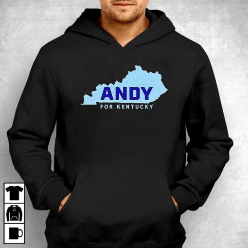 Andy For Kentucky Map Shirt