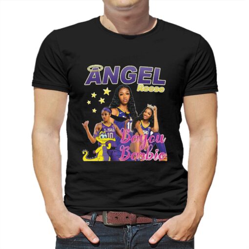 Angel Reese Lsu Bayou Barbie T-shirt