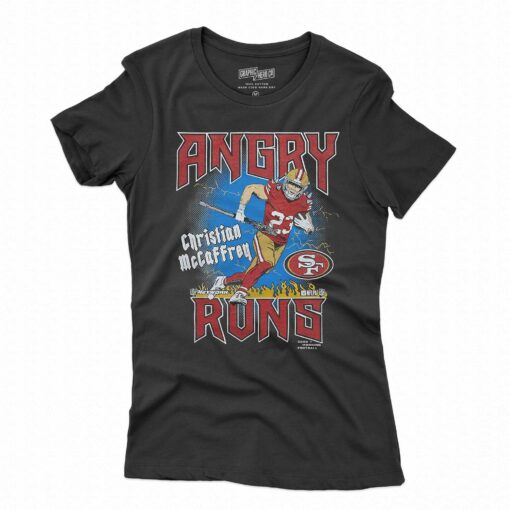 Angry Runs 49ers Christian Mccaffrey Shirt