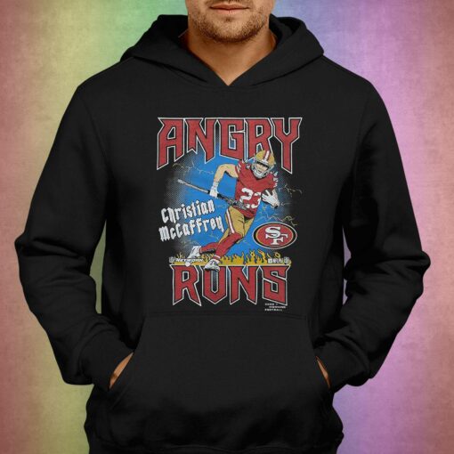 Angry Runs 49ers Christian Mccaffrey Shirt