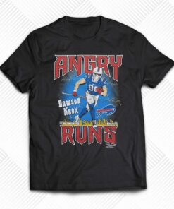 Angry Runs Bills Dawson Knox T-shirt Angry Runs Bills Dawson Knox T-shirt