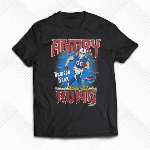 Angry Runs Bills Dawson Knox T-shirt