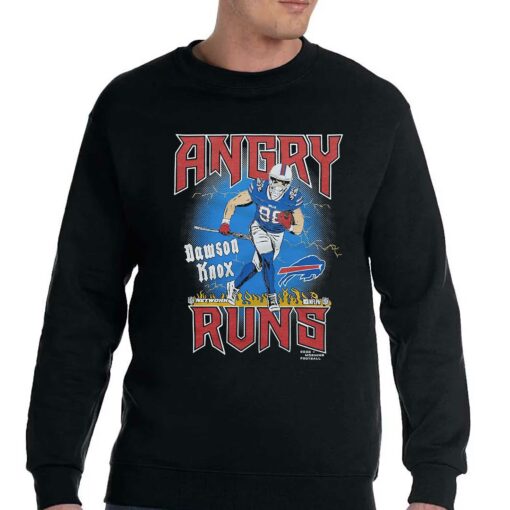 Angry Runs Bills Dawson Knox T-shirt