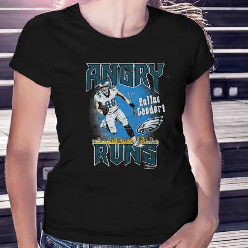 Angry Runs Eagles Dallas Goedert Shirt