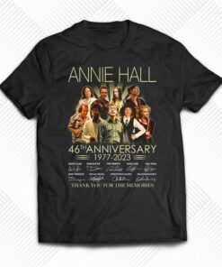 Annie Hall 46th Anniversary 1977 – 2023 Thank You For The Memories Unisex T-shirt Annie Hall 46th Anniversary 1977 – 2023 Thank You For The Memories Unisex T-shirt
