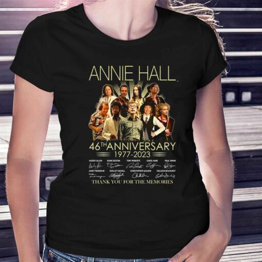 Annie Hall 46th Anniversary 1977 – 2023 Thank You For The Memories Unisex T-shirt