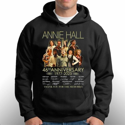 Annie Hall 46th Anniversary 1977 – 2023 Thank You For The Memories Unisex T-shirt