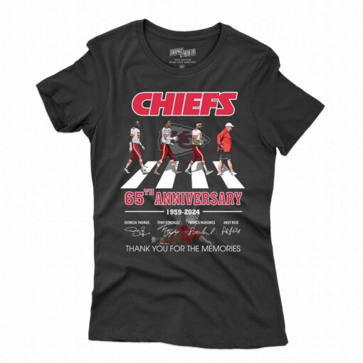 Anniversay 1959-2024 Kansas City Chiefs Thank You For The Memories T-shirt