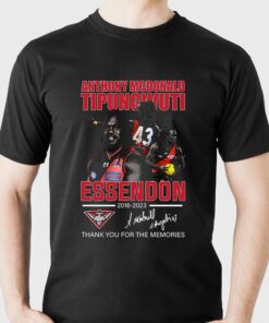 Anthony Mcdonald Tipungwuti Essendon 2016 – 2023 Thank You For The Memories T-shirt Anthony Mcdonald Tipungwuti Essendon 2016 – 2023 Thank You For The Memories T-shirt