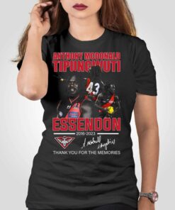 Anthony Mcdonald Tipungwuti Essendon 2016 – 2023 Thank You For The Memories T-shirt Anthony Mcdonald Tipungwuti Essendon 2016 – 2023 Thank You For The Memories T-shirt