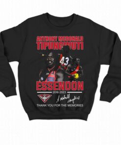 Anthony Mcdonald Tipungwuti Essendon 2016 2023 Thank You For The Memories T shirt 4