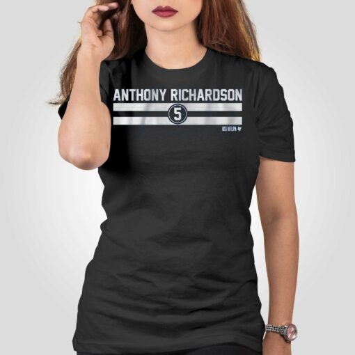 Anthony Richardson Name Number Stripe Shirt