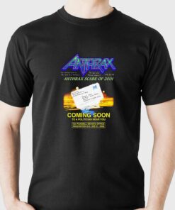 Anthrax Scare Of 2001 T-shirt Thegoodshirt