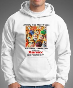 Anxiety Has Many Faces T shirt 3