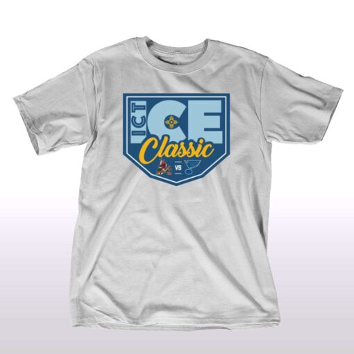 Arizona Coyotes Vs St Louis Blues 2023 Ice Nhl Preseason Game Matchup Shirt