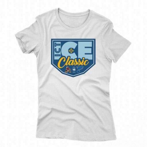 Arizona Coyotes Vs St Louis Blues 2023 Ice Nhl Preseason Game Matchup Shirt