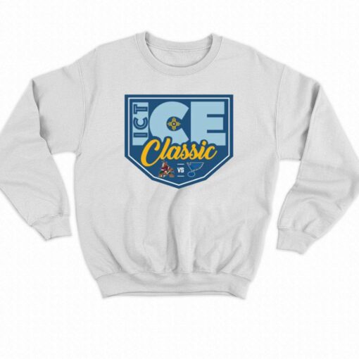 Arizona Coyotes Vs St Louis Blues 2023 Ice Nhl Preseason Game Matchup Shirt