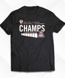 Arizona Wildcats 2023 Pac-12 Men’s Basketball Conference Tournament Champions Locker Room T-shirt Arizona Wildcats 2023 Pac-12 Men’s Basketball Conference Tournament Champions Locker Room T-shirt