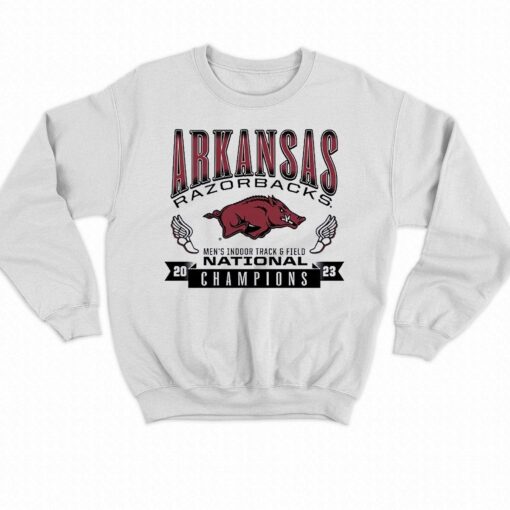 Arkansas National Champions 2023 Mens Indoor Track Field Shirt