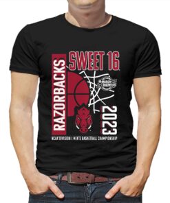 Arkansas Razorbacks 2023 Ncaa Men’s Basketball Tournament March Madness Sweet 16 T-shirt Arkansas Razorbacks 2023 Ncaa Men’s Basketball Tournament March Madness Sweet 16 T-shirt
