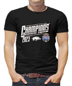 Arkansas Razorbacks 2023 Sec Women’s Outdoor Track Field Champions T-shirt