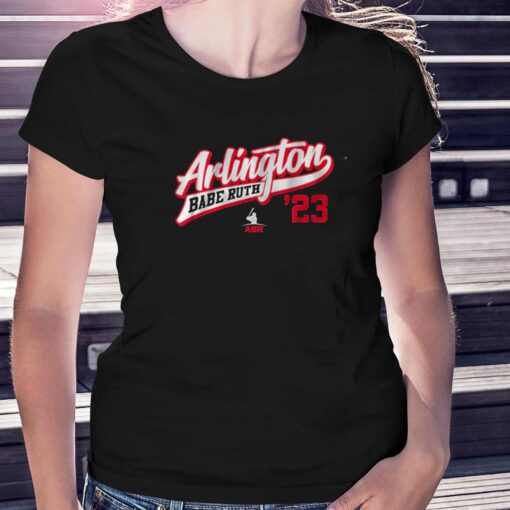 Arlington Babe Ruth 2023 Exclusive Charcoal T-shirt