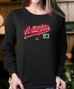 Arlington Babe Ruth 2023 Exclusive Gray T-shirt 3 Arlington Babe Ruth 2023 Exclusive Gray T shirt 4