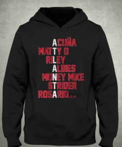 Atlanta Baseball Names Acuna Matty O Riley Albies Money Mike Strider Rosario Shirt 3