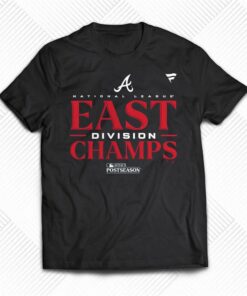 Atlanta Braves Fanatics Branded 2023 Nl East Division Champions Locker Room T-shirt Atlanta Braves Fanatics Branded 2023 Nl East Division Champions Locker Room T-shirt
