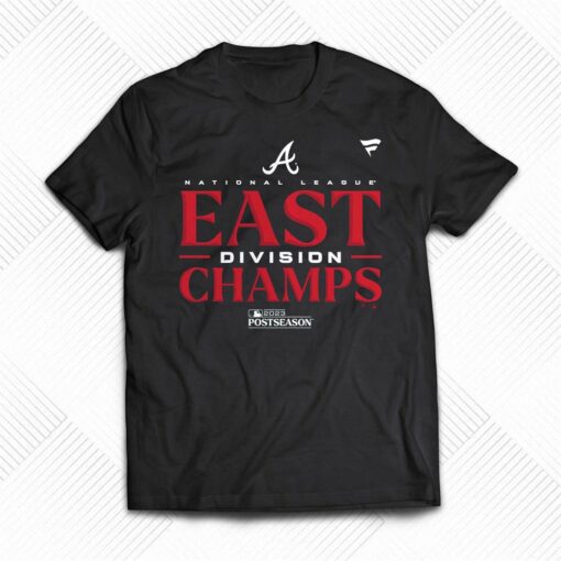 Atlanta Braves Fanatics Branded 2023 Nl East Division Champions Locker Room T-shirt