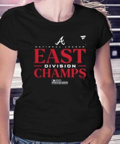 Atlanta Braves Fanatics Branded 2023 Nl East Division Champions Locker Room T-shirt Atlanta Braves Fanatics Branded 2023 Nl East Division Champions Locker Room T-shirt