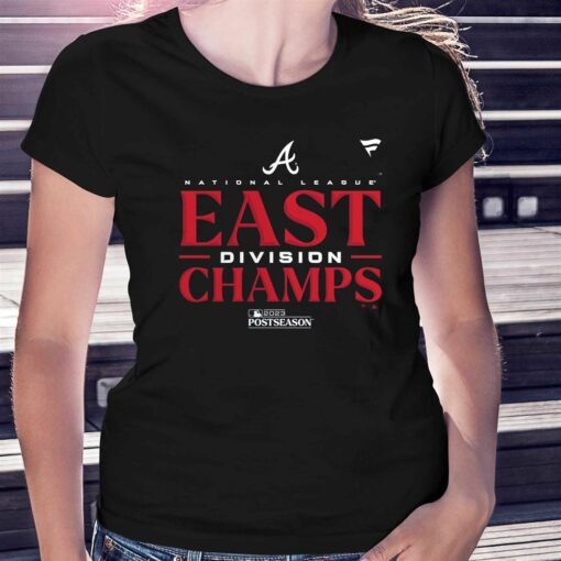 Atlanta Braves Fanatics Branded 2023 Nl East Division Champions Locker Room T-shirt