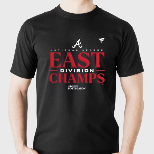 Atlanta Braves National League East Division Champions 2023 Postseason T-shirt