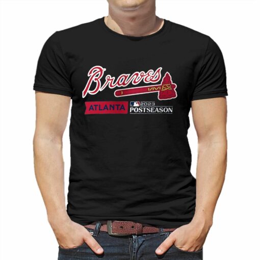 Atlanta Braves Nike 2023 Postseason Authentic Collection Dugout T-shirt