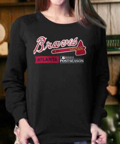 Atlanta Braves Nike 2023 Postseason Authentic Collection Dugout T shirt 4