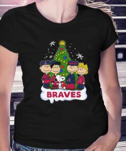 Atlanta Braves Snoopy Peanuts Christmas Shirt Hoodie Sweater Atlanta Braves Snoopy Peanuts Christmas Shirt Hoodie Sweater
