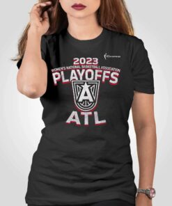 Atlanta Dream Stadium Essentials 2023 Wnba Playoffs Dust T-shirt