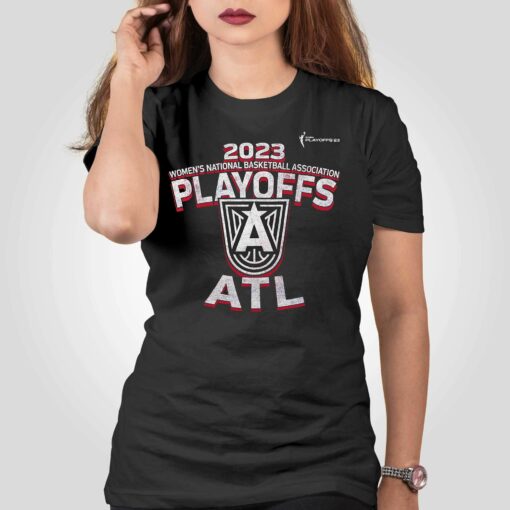 Atlanta Dream Stadium Essentials 2023 Wnba Playoffs Dust T-shirt