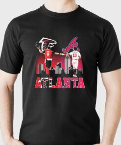 Atlanta Falcons Ridder And Braves Acuna Jr Skyline City Champions Shirt