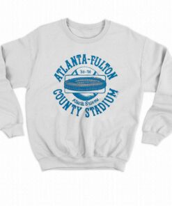 Atlanta fulton County Stadium T shirt 4