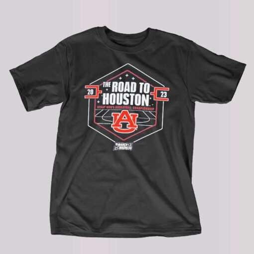 Auburn Tigers 2023 Ncaa Mens Basketball March Madness Road To Houston Shirt