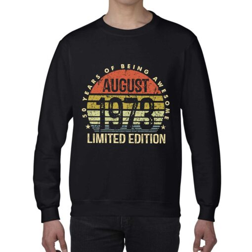 August 1973 50 Years Of Being Awesome Shirt