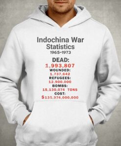 Austin Butler Indochinna War Statistics 1965 1973 Shirt 3